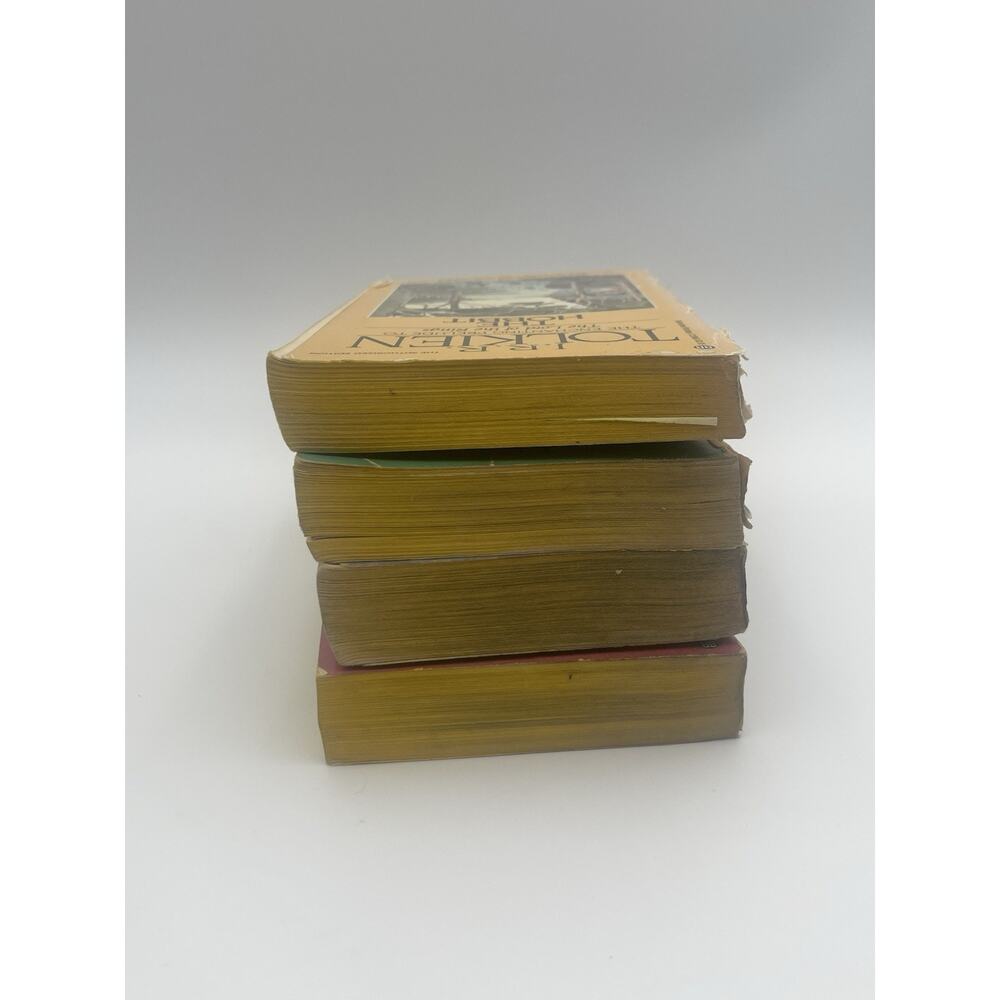 Lord of the Rings JRR Tolkien Box Set 1986 Ballantine 4 Paperback Books, Hobbit - Picture 14 of 16